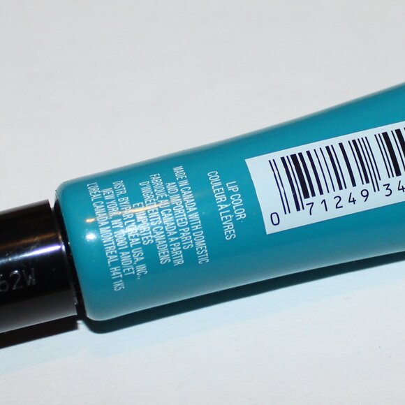 L'oreal Infallible Paints Lips 306 Domineering Teal Lip Color Paint .27 oz Tube - Picture 7 of 9